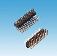 1.0MM双排90°DIP排针