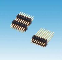 0.8MM双排180°DIP排针