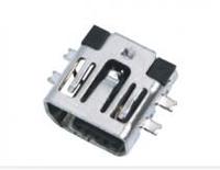 MINI USB 5PIN/F SMT AB TYPE沉板短体