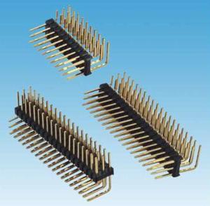 2.54MM三排90°DIP排针