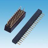1.0MM单双排180°DIP排母