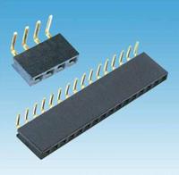 2.54MM单排90°DIP排母Y型